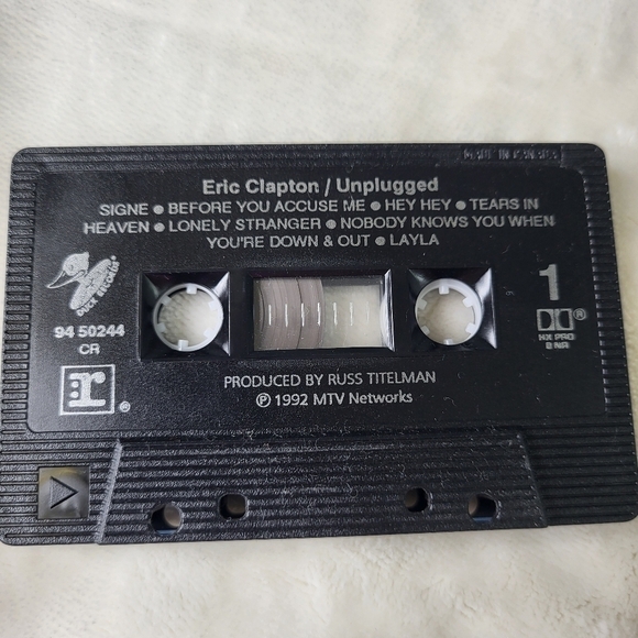 Eric Clapton Unplugged Cassette Tape - Picture 3 of 4